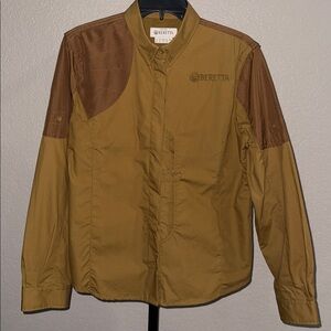 Beretta Women's Tan Button-Up Top